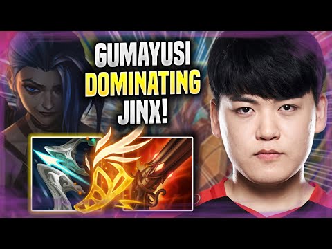 GUMAYUSI DOMINATING WITH JINX! - T1 Gumayusi Plays Jinx ADC vs Ezreal! | Season 2022