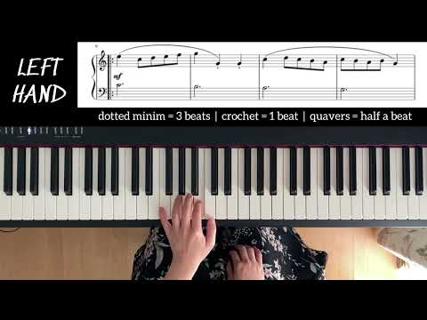 Reinagle: Minuet in C  | hands separately