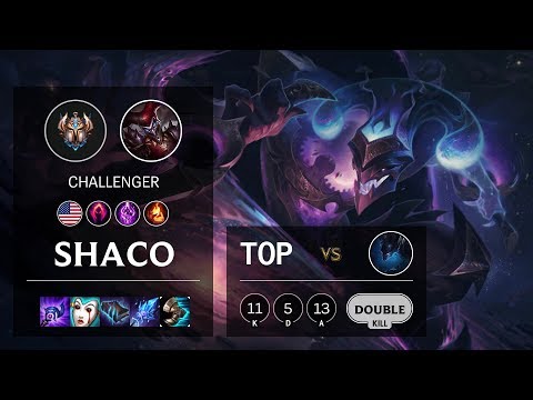 Shaco Top vs Nocturne - NA Challenger Patch 10.3