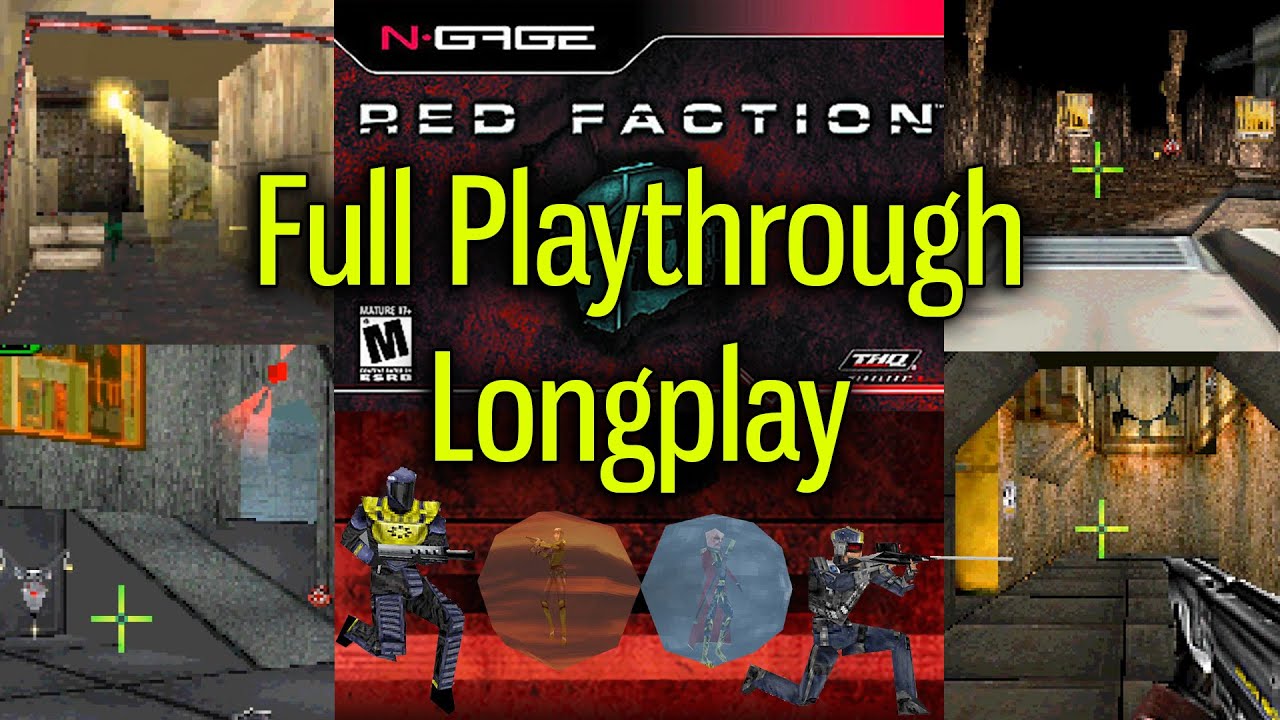 Red Faction N-Gage (2003) - Full Game Playthrough