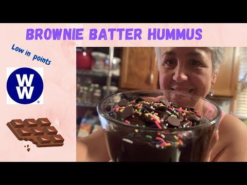 Easy Brownie Batter Hummus | Low Point Dessert Brownie Hummus