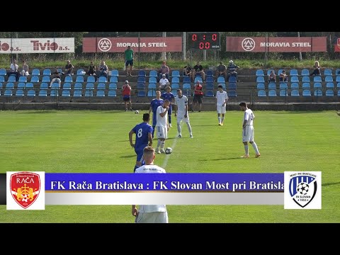 FK Rača BA : FK Slovan Most pri BA  1 : 3 Highlighty + rozhovory  III. liga BFZ 7. kolo 2021 HD