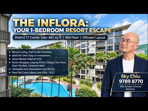 The Inflora, 55 Flora Drive, Changi Airport / Changi Village, 1 Bedroom, 463 sqft, Condominium For Sale, by Sky Chiu, 500260734 - PropertyGuru.com.sg