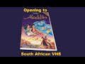 Opening To Aladdin South African VHS