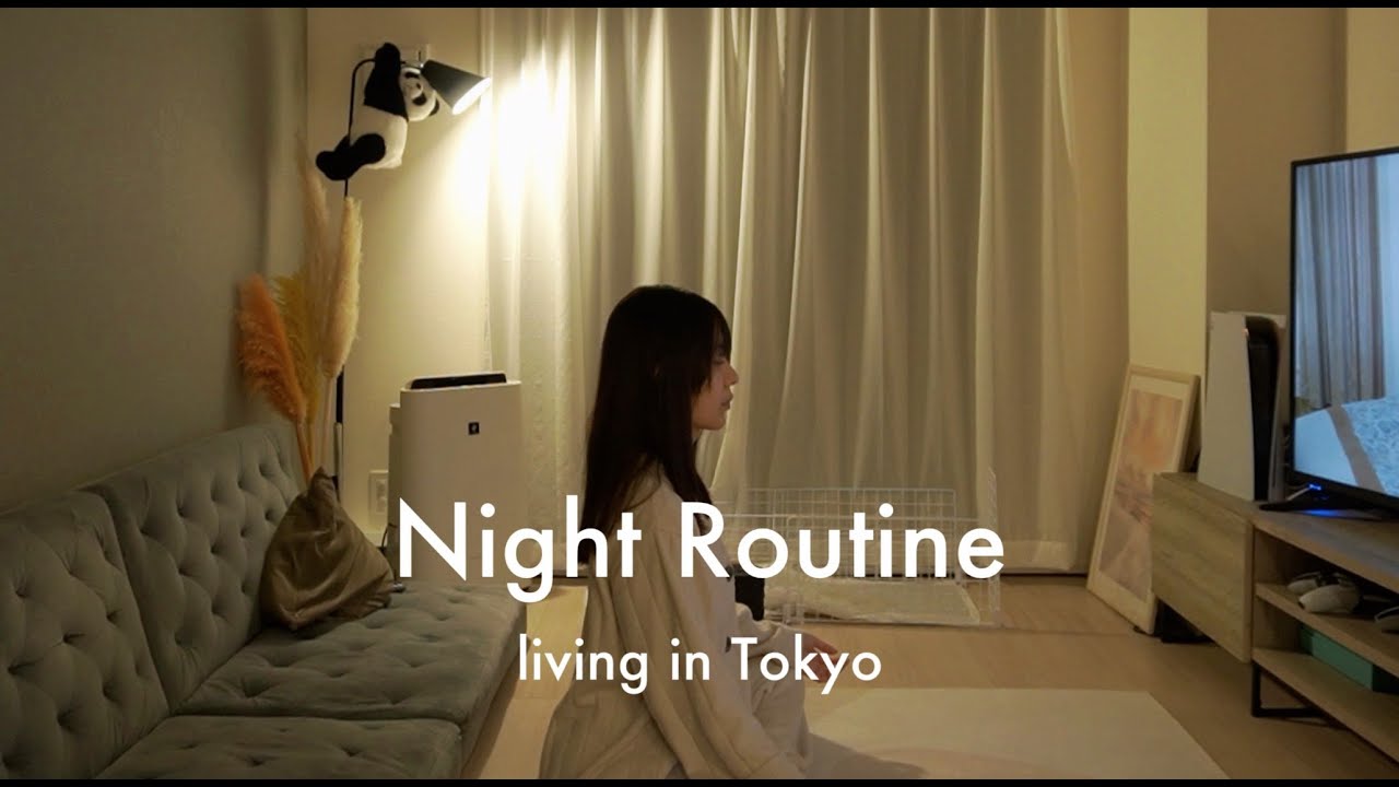ナイトルーティン🛋️夜更かしをして好きなことをするSelf Care Night Routine🌛🫧