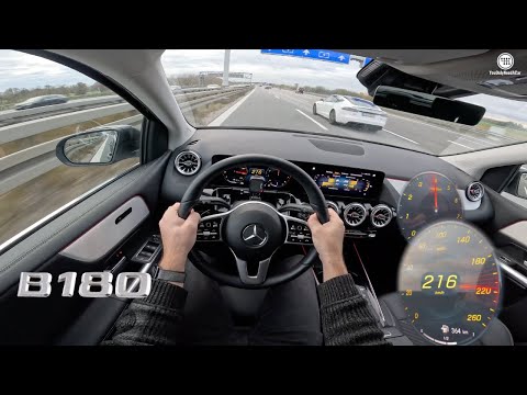Mercedes B180 *W247* (136Hp) POV Test Drive on the Autobahn