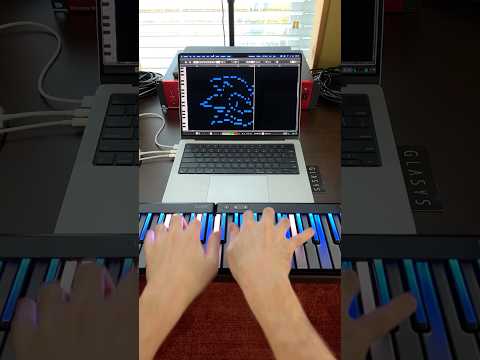 Drawing Sonic With a Piano (Live MIDI Art)