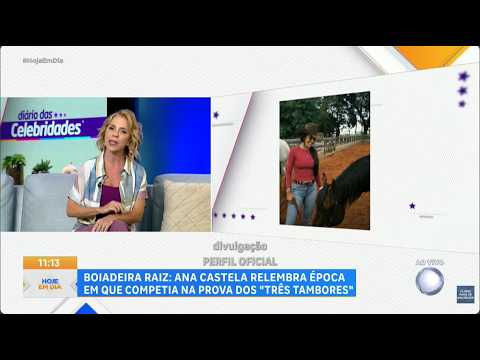 HOJE EM DIA: Ana Castela relembra época que competia em prova de cavalos
