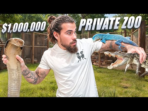 $1,000,000 Private Reptile ZOO Tour!