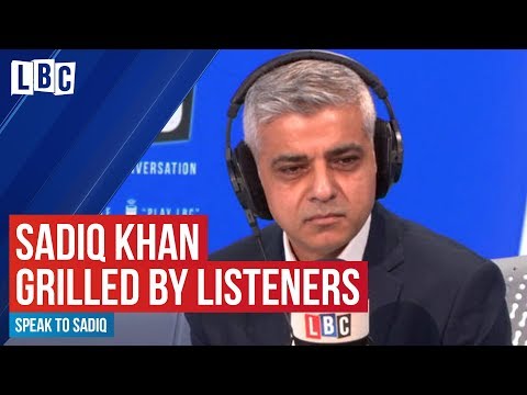 Sadiq Khan grilled by LBC listeners | Speak To Sadiq
