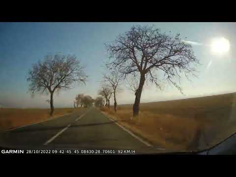 DRIVE #2140: Hârșova-Tulcea (Romania) (timelapse 4x) *Read Description*