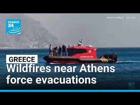 Greece fights fires near Athens