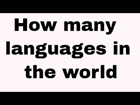 How many language in the world | Top speaking languages in the world