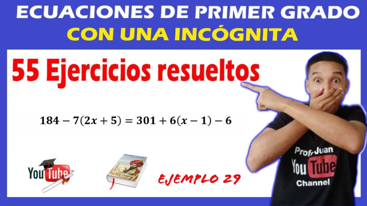 ?? ?? Ecuaciones Lineales CON COEFICIENTE ENTERO EJEMPLOS | ?? Súper FÁCIL [Para PRINCIPIANTES] ?