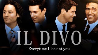 Il Divo - Everytime I Look At You (Lyrics + Traducida al Español)