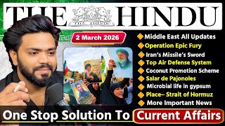 The Hindu Analysis | 2 March 2026 | The Hindu Newspaper Today With MCQs | Current Affairs for UPSC