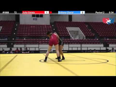 WM 72 KG - WTT Final Match #1 - Julia Salata (King) vs. Brittany David (Lindenwood)