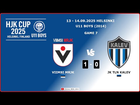 2025.09.13 - HJK CUP - U11 (2014 Boys) - Game 7 - Viimsi MRJK vs JK Tallinna Kalev (1:0)