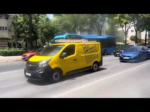 (Constanța) Călătorie cu autobuzul BYD K9UB [CT 15 CSW] #E09 pe linia 100C