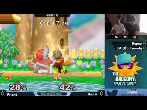 Melee @ the Balcony 87 - Winners R1 ft. Friend (Ice Climbers) VS Rabbit (Fox)