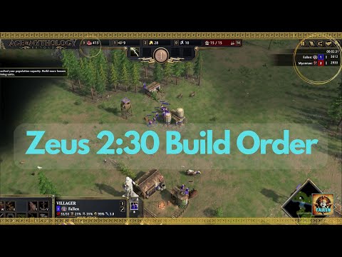 Age of Mythology retold | Zeus/Hades 2:30 uptime build order