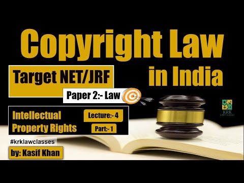 Copyright and Neighboring Rights | UGC- NET/JRF | Paper 2 - Law | KRK Law Classes