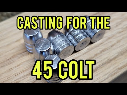 Traditional Bullet Casting for the 45 long colt