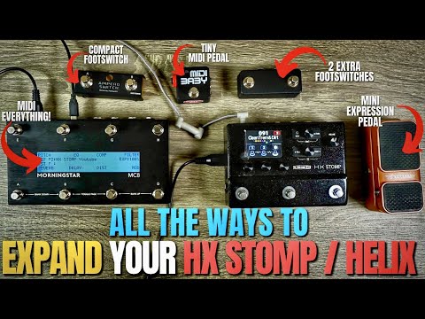 How To EXPAND Your HX STOMP Beyond Only 3 FOOTSWITCHES!