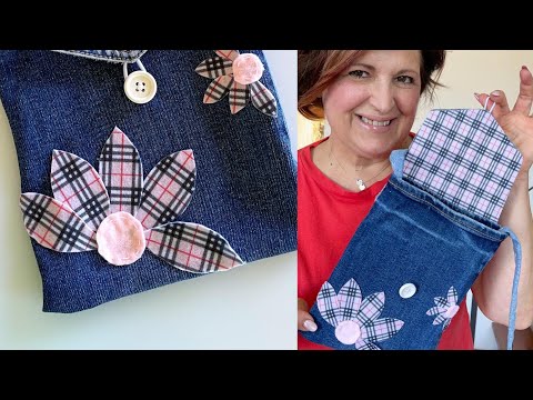 Tutorial con riciclo jeans