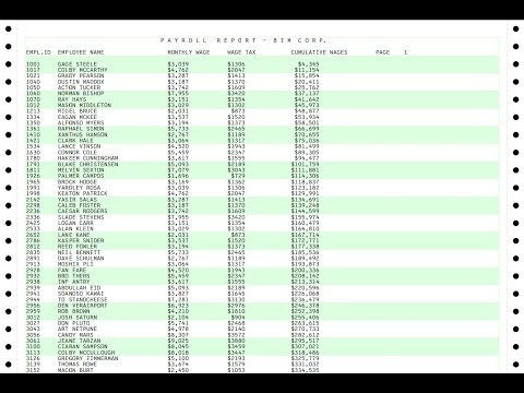 Creating reports with IBM Cobol  - M190