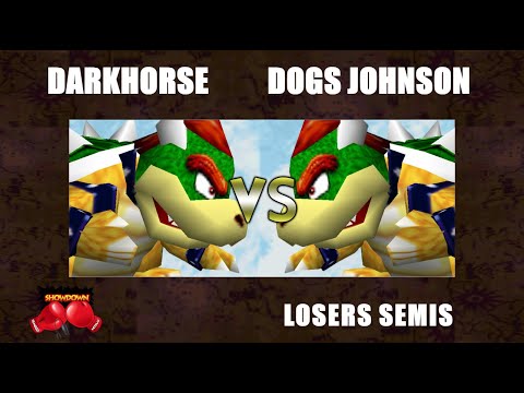 RNS6 Losers Semis - Darkhorse (Bowser) Vs. Dogs Johnson (Bowser, Ganondorf, Falco) Smash Remix SSB64