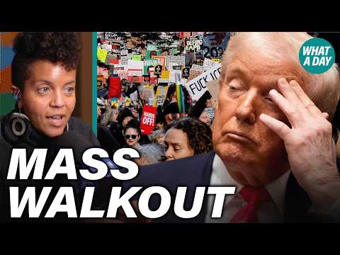 Mass Walkout Sweeps America on Trump's One-Year Anniversary