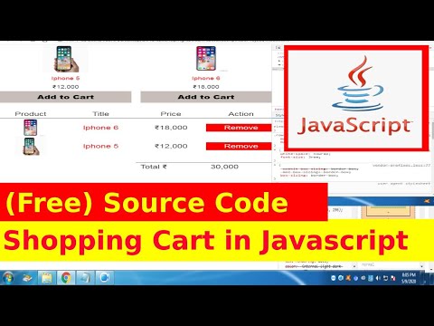 15th Javascript Project Shopping Cart Tutorial With Source Code