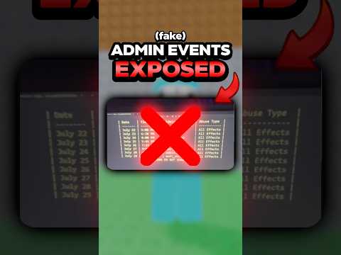 Fake Admin Events EXPOSED in Roblox Steal A Brainrot! #roblox