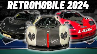 Retromobile Paris FULL highlights 2024 - Zonda Cinque, Bugatti Centodieci, Mercedes project One!