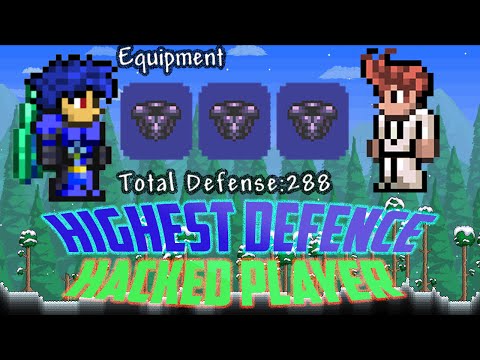 Terraria 1.2.4 Ios/Android Hacked 288 Highest Total Defense Player