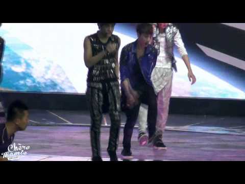[Chère Mamie]130414 Mengniu Music Awards - mama remix & dance LAY focus