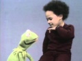 Classic Sesame Street Trey Draws A Q For Kermit
