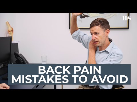 Back Pain Mistakes to Avoid | Expert Tips from a Physiotherapist | John Snaith | The Health Suite