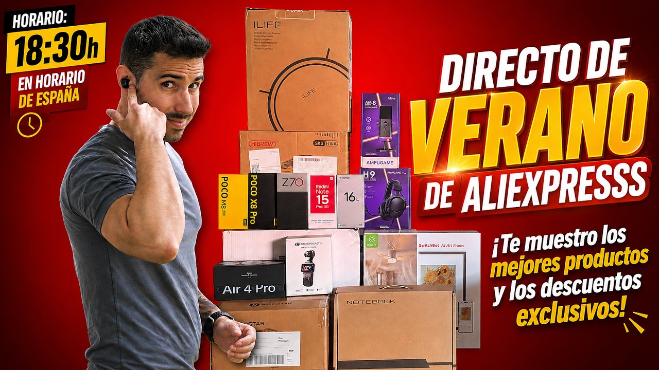 Lo mejor de ALIEXPRESS en las ofertas de verano 🔥 MI PRIMER DIRECTO 🔥