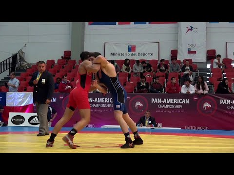 Qualification GR - 66 kg: Alejandro SANCHO (USA) df. Kenedy PEDROZA (BRA) by FALL, 5-0