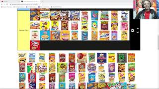 Ranking the Best cereals With My little Brother! (Tier Lists)