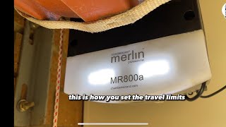 [18] Merlin MR800 / MR600 - How to Set Travel Limits
