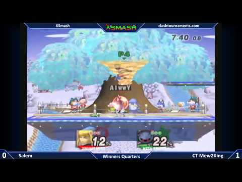 XSmash - CT Mew2King vs Salem - Winners Quarters - SSBB
