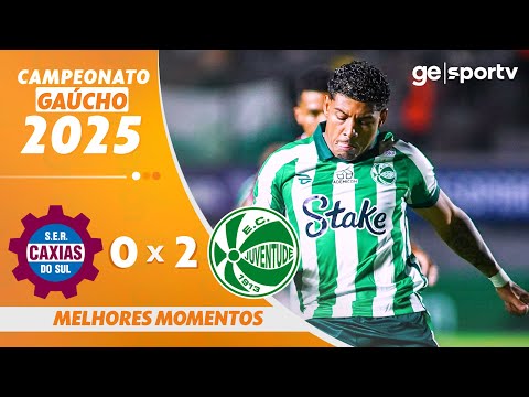 Gols e lances de Caxias x Juventude-RS