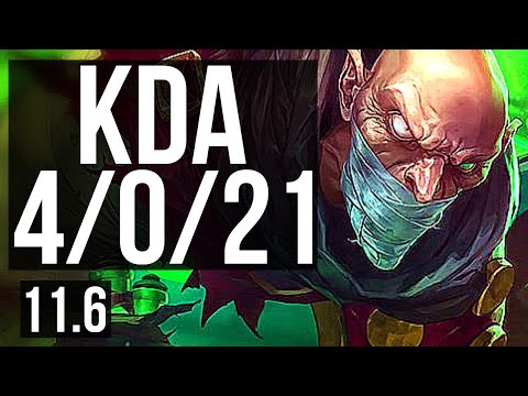 SINGED vs ORNN (TOP) | 4/0/21, 500+ games, 900K mastery | EUW Diamond | v11.6