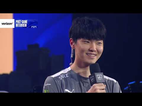 Chovy post-game interview after defeating Damwon