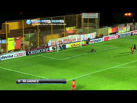 Gol de Ernesto Álvarez. Crucero 4 Boca Unidos 0. Fecha 18. Torneo Primera B Nacional.FPT