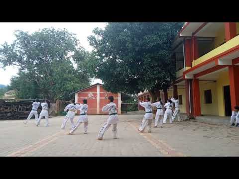 Itf Taekwondo Pattern No 1(chon ji) Dang itf taekwondo 🥋💪