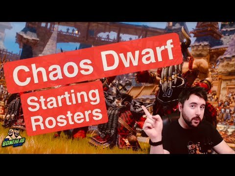Chaos Dwarf Starting Rosters - Blood Bowl 2020